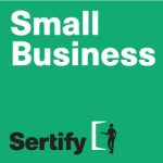 A stamp indicating this website is small business "sertify"