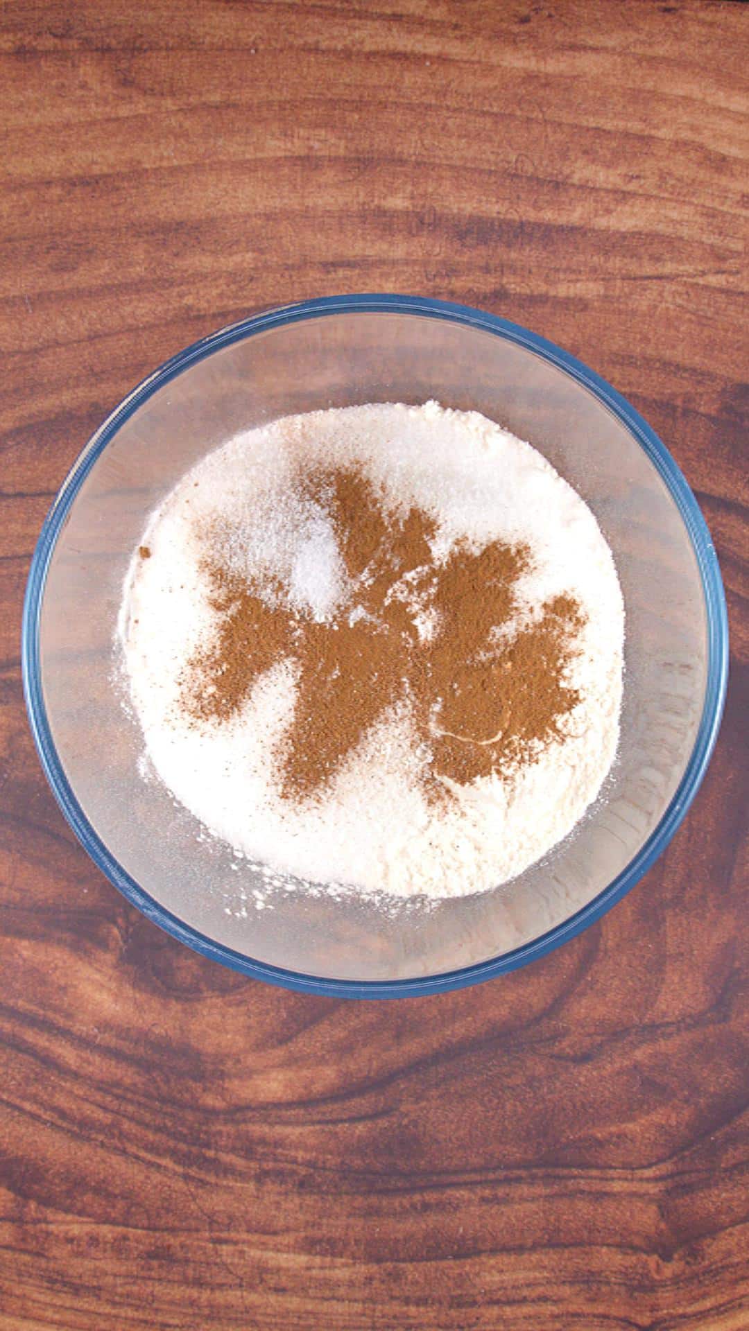 Dry apple spice cake recipe ingredients: cake flour, baking powder, cinnamon, nutmeg, salt, and sugar. Hostess At Heart