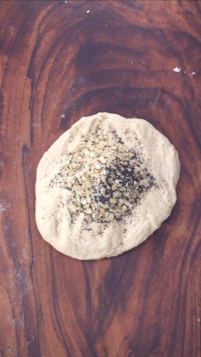 A whole grain blend added to pumpernickle dough - Hostess At Heart