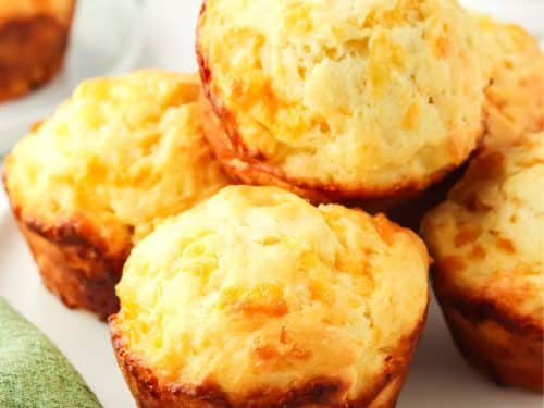 Cheddar cheese mini muffins